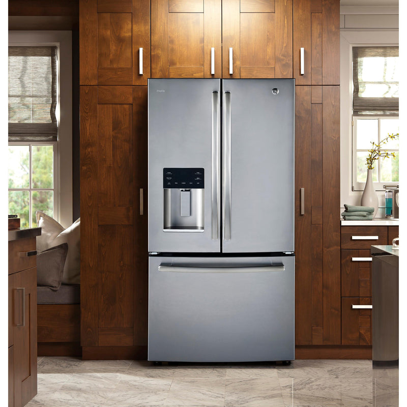 GE Profile 33-inch, 23.8 cu. Ft. French 3-door refrigerator PFE24HSLKSS IMAGE 12