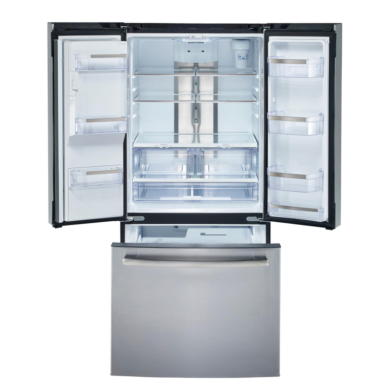 GE Profile 33-inch, 23.8 cu. Ft. French 3-door refrigerator PFE24HSLKSS IMAGE 3