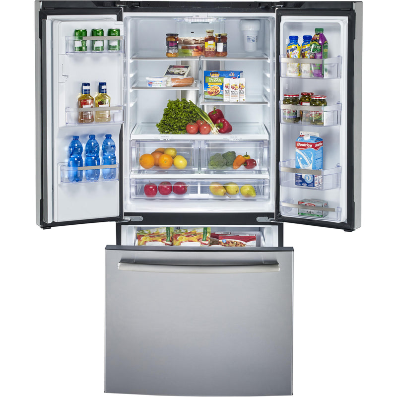 GE Profile 33-inch, 17.5 cu. Ft. Counter depth french-door refrigerator PYE18HSLKSS IMAGE 4
