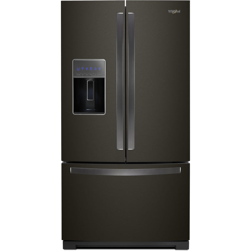 Whirlpool 36-inch, 26.8 cu. ft. Freestanding French 3-Door Refrigerator Water and Ice Dispensing System WRF757SDHV IMAGE 1