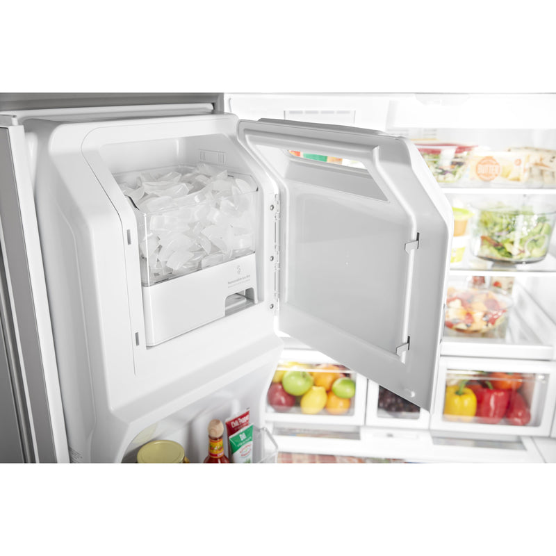 Whirlpool 36-inch, 26.8 cu. ft. Freestanding French 3-Door Refrigerator Water and Ice Dispensing System WRF757SDHV IMAGE 7