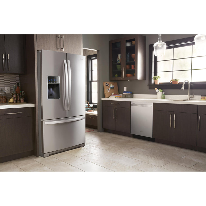 Whirlpool 36-inch, 26.8 cu. ft. Freestanding French 3-Door Refrigerator Water and Ice Dispensing System WRF767SDHZ IMAGE 13