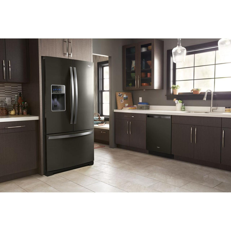Whirlpool 36-inch, 26.8 cu. ft. Freestanding French 3-Door Refrigerator Water and Ice Dispensing System WRF767SDHV IMAGE 10