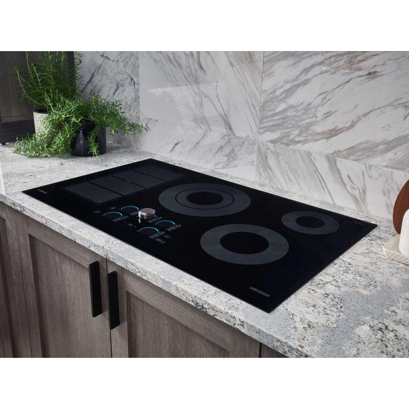 Samsung 36-inch Built-in Induction Cooktop with  Virtual Flame™ Technology NZ36M9880UB/AA IMAGE 10