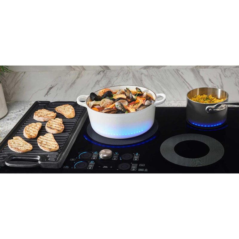 Samsung 36-inch Built-in Induction Cooktop with  Virtual Flame™ Technology NZ36M9880UB/AA IMAGE 11
