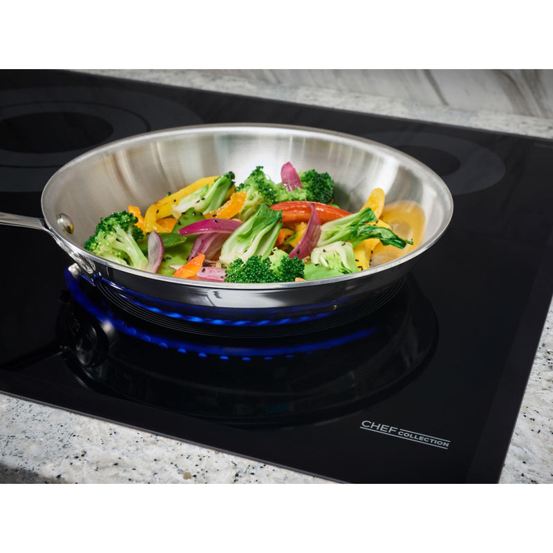 Samsung 36-inch Built-in Induction Cooktop with  Virtual Flame™ Technology NZ36M9880UB/AA IMAGE 6