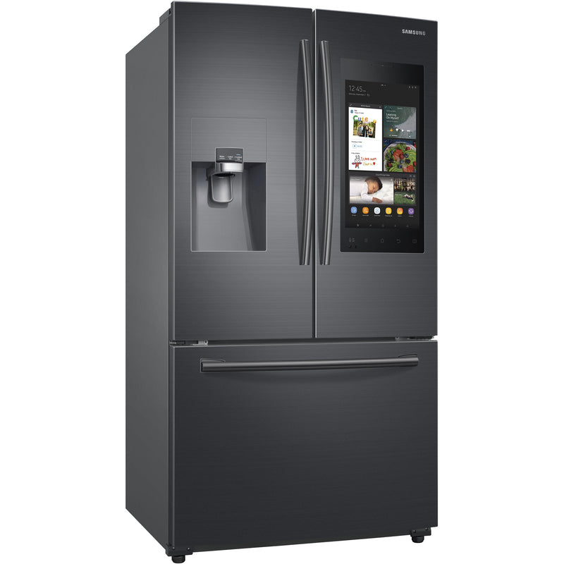 Samsung 35-inch, 26 cu.ft. Freestanding French 3-Door Refrigerator with Family Hub™ RF265BEAESG/AC IMAGE 2