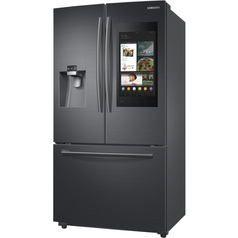 Samsung 35-inch, 26 cu.ft. Freestanding French 3-Door Refrigerator with Family Hub™ RF265BEAESG/AC IMAGE 3