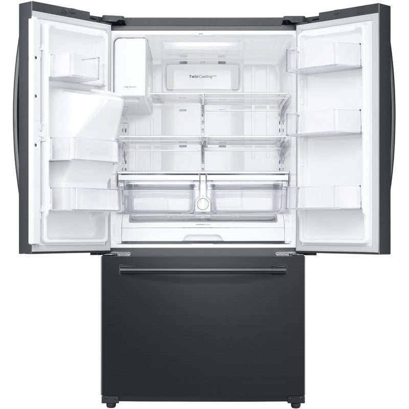 Samsung 35-inch, 26 cu.ft. Freestanding French 3-Door Refrigerator with Family Hub™ RF265BEAESG/AC IMAGE 4