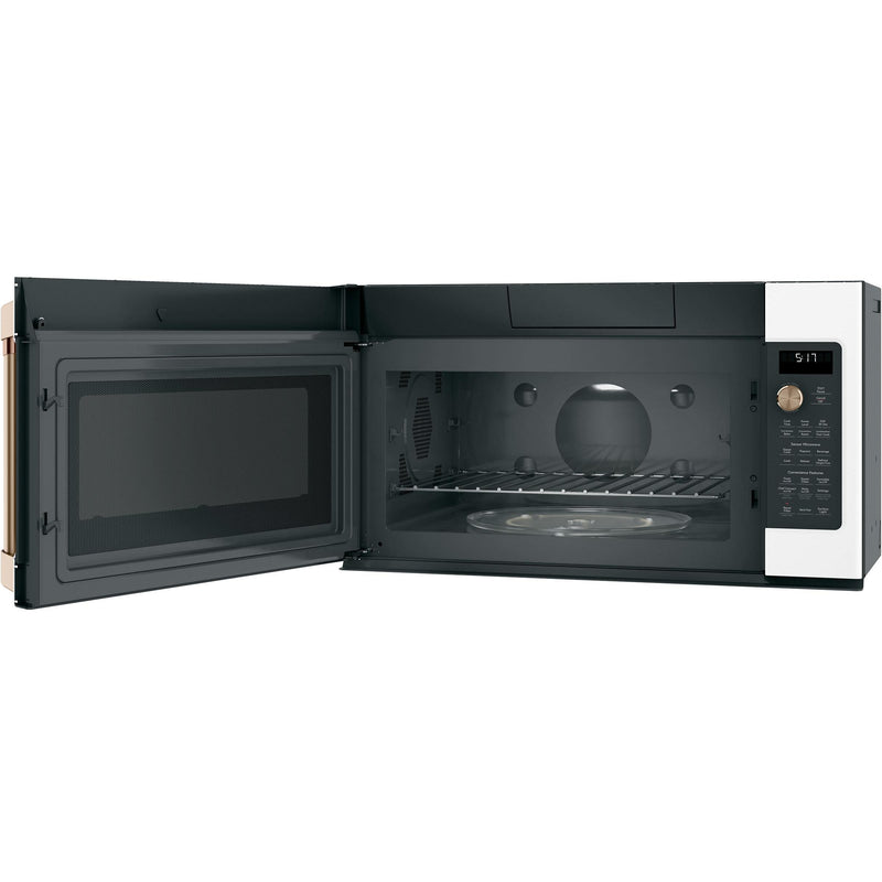 Café 30-inch, 1.7 cu.ft. Over-the-Range Microwave Oven with Convection CVM517P4MW2 IMAGE 3
