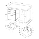 Monarch Office Desks Desks I 7409 IMAGE 5