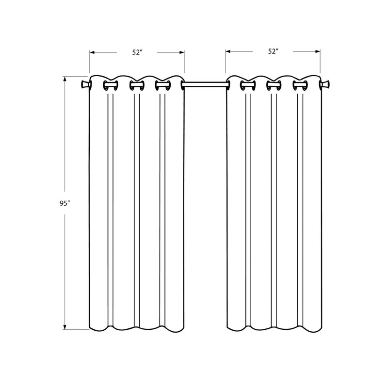 Monarch Home Decor Curtains I 9839 IMAGE 5