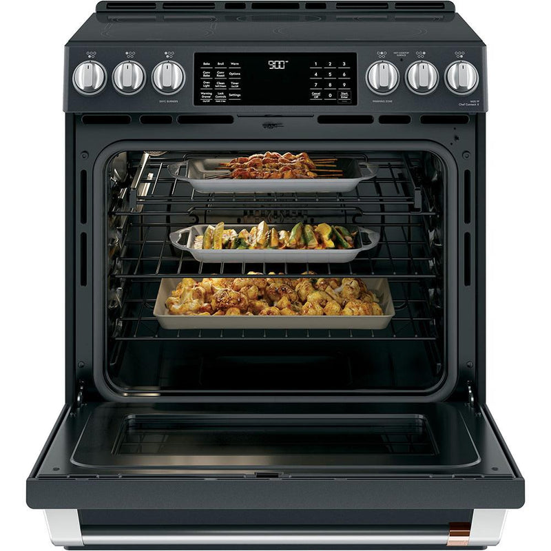Café 30-inch Slide-In Induction Range with Warming Drawer CCHS900P3MD1 IMAGE 5