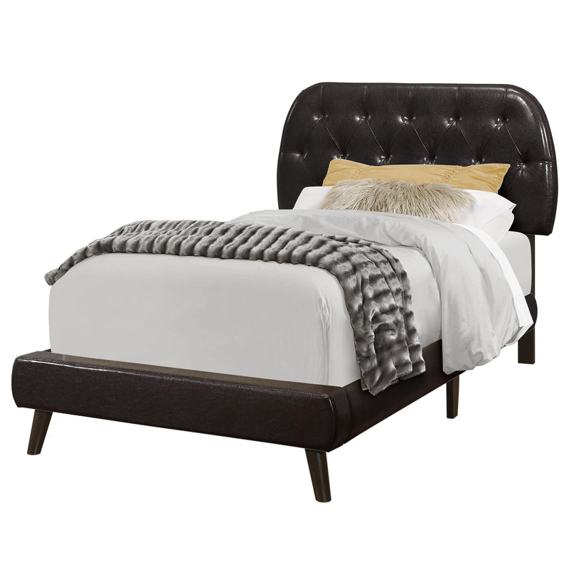 Monarch Twin Upholstered Platform Bed I 5982T IMAGE 1