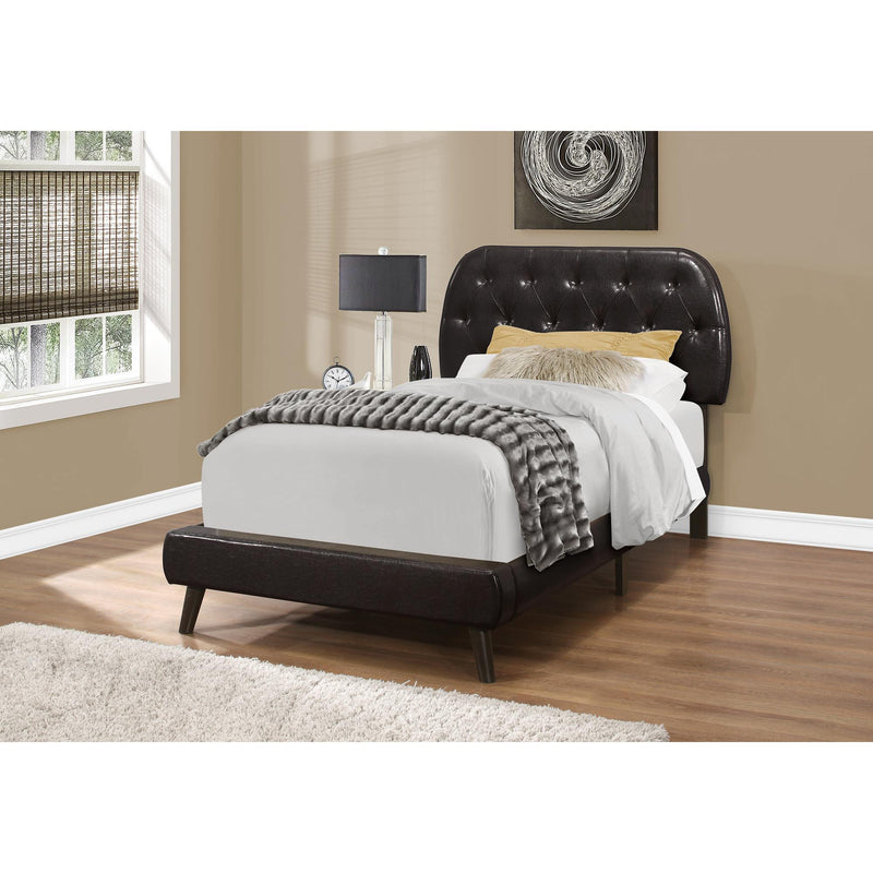 Monarch Twin Upholstered Platform Bed I 5982T IMAGE 2