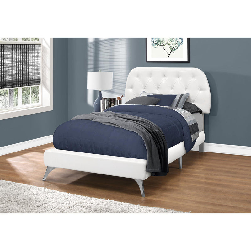 Monarch Twin Upholstered Platform Bed I 5983T IMAGE 2