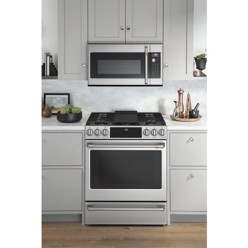 Café 30-inch Slide-in Gas Range with Convection Technology CCGS700P2MS1 IMAGE 9