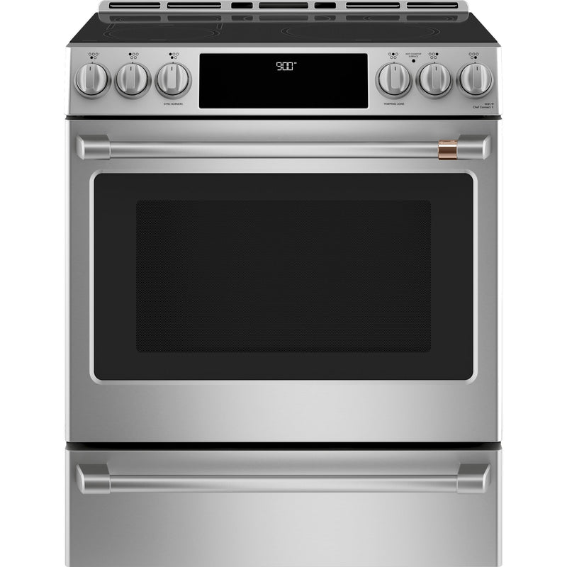 Café 30-inch Slide-in Induction Range with Warming Drawer CCHS900P2MS1 IMAGE 1