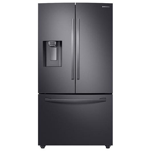 Samsung 36-inch, 23 cu.ft. Counter-Depth French 3-Door Refrigerator with External Water and Ice Dispensing System RF23R6201SG/AA IMAGE 1