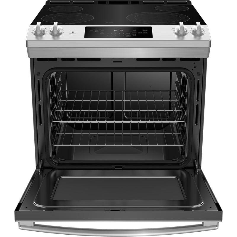 GE 30-inch Slide-In Electric Range JCSS630SMSS IMAGE 2