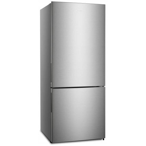 Hisense 27.7-inch, 14.8 cu.ft. Counter-Depth Bottom Freezer Refrigerator with Digital Display RB15N6ASE IMAGE 1