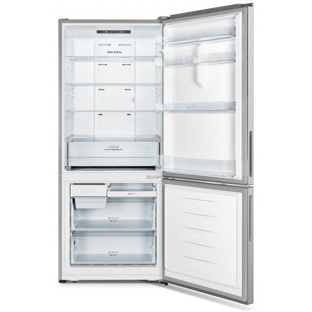 Hisense 27.7-inch, 14.8 cu.ft. Counter-Depth Bottom Freezer Refrigerator with Digital Display RB15N6ASE IMAGE 2
