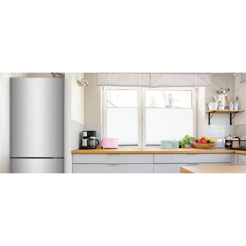 Hisense 27.7-inch, 14.8 cu.ft. Counter-Depth Bottom Freezer Refrigerator with Digital Display RB15N6ASE IMAGE 7