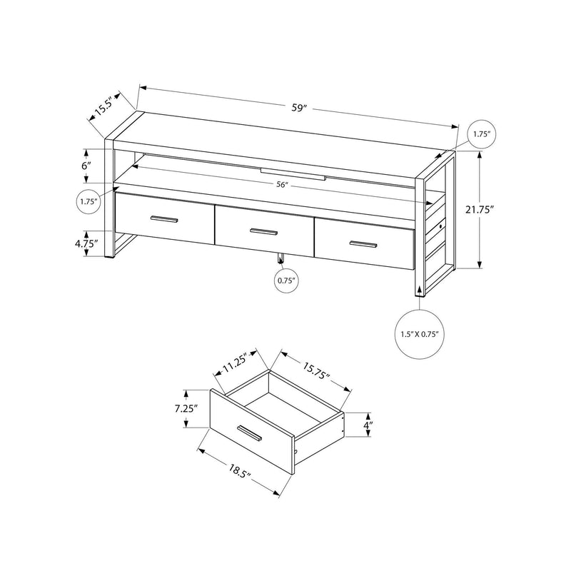 Monarch TV Stand with Cable Management I 2822 IMAGE 5