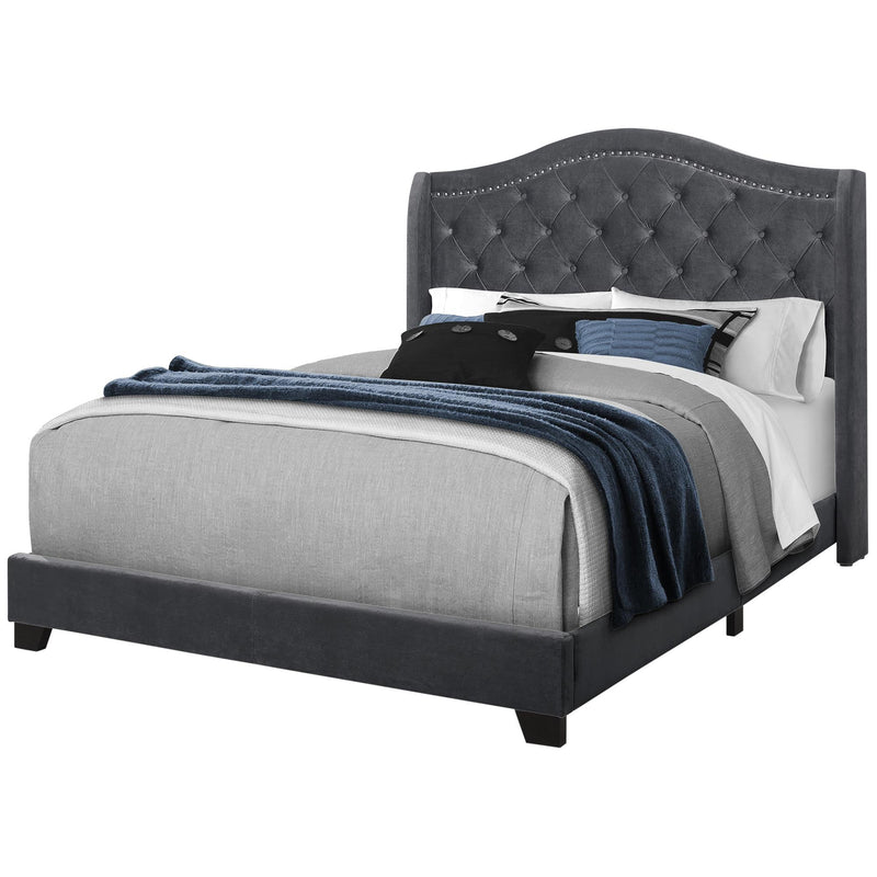Monarch Queen Upholstered Panel Bed I 5968Q IMAGE 1