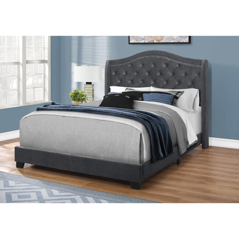 Monarch Queen Upholstered Panel Bed I 5968Q IMAGE 2