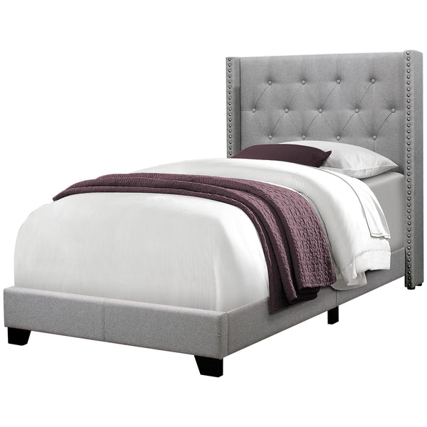 Monarch Twin Upholstered Platform Bed I 5984T IMAGE 1