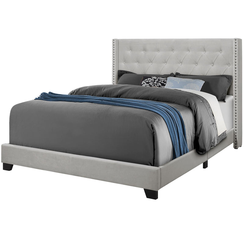 Monarch Queen Upholstered Platform Bed I 5985Q IMAGE 1