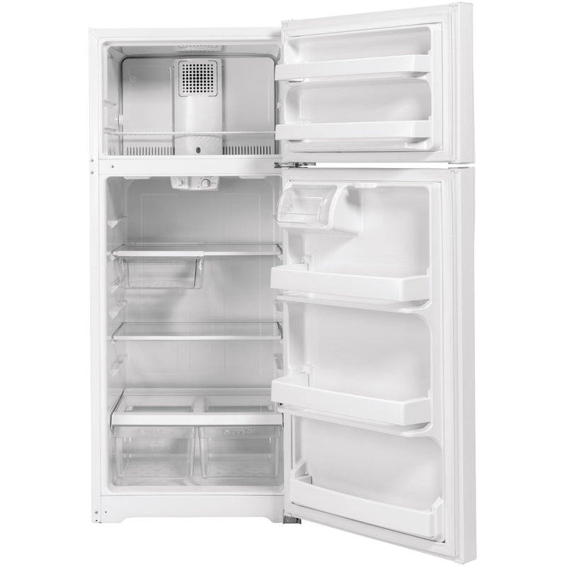 GE 16.6 cu. ft. Top Freezer Refrigerator GTE17GTNRWW IMAGE 2