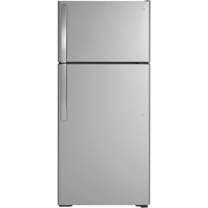 GE 16.6 cu. ft. Top Freezer Refrigerator GTE17GSNRSS IMAGE 1