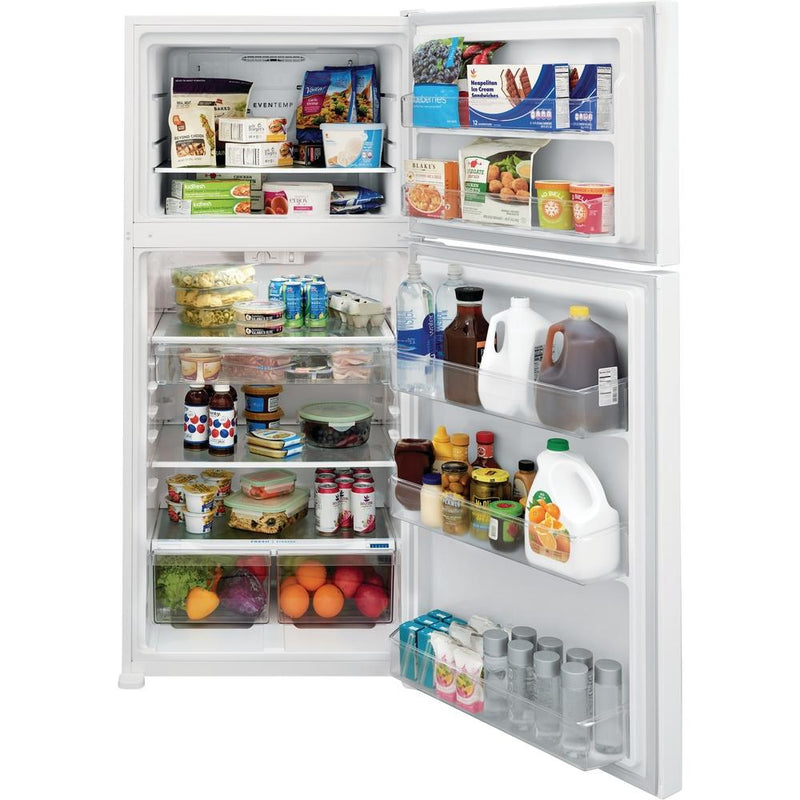 Frigidaire 30-inch, 20 cu.ft. Freestanding Top Freezer Refrigerator FFTR2045VW IMAGE 10