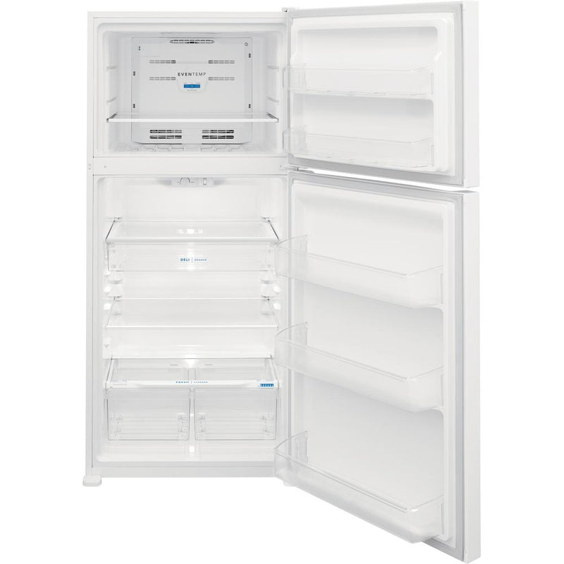 Frigidaire 30-inch, 20 cu.ft. Freestanding Top Freezer Refrigerator FFTR2045VW IMAGE 9