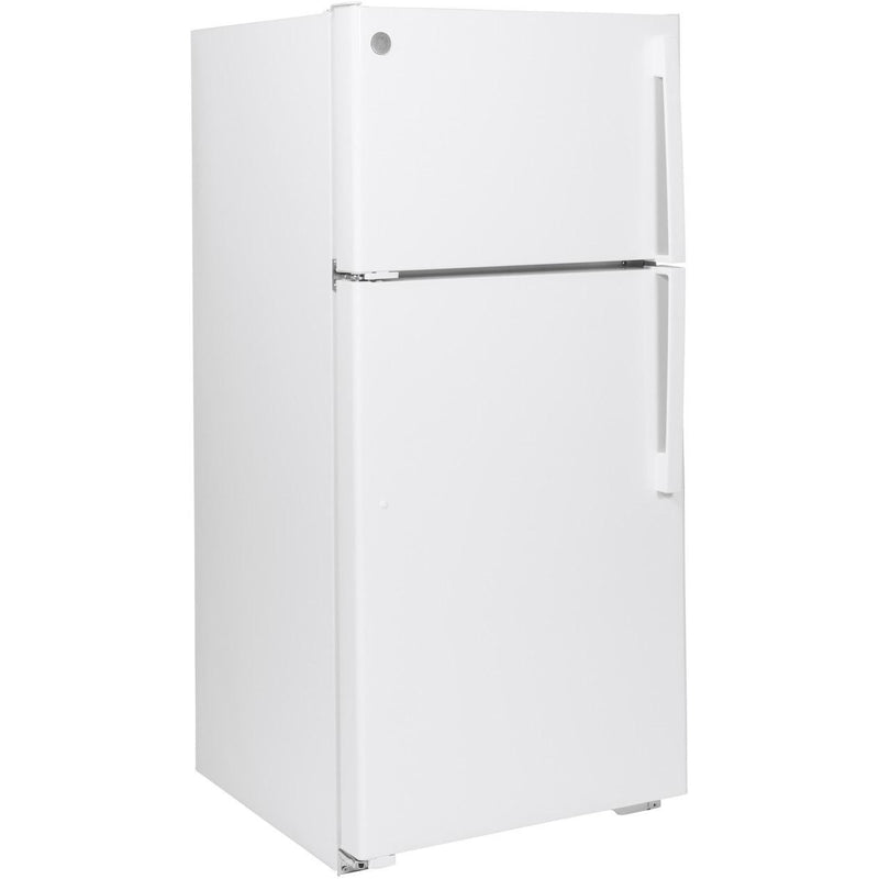 GE 28-inch, 15.6 cu.ft. Freestanding Top-Freezer Refrigerator with ClimateKeeper™ GTE16DTNLWW IMAGE 4