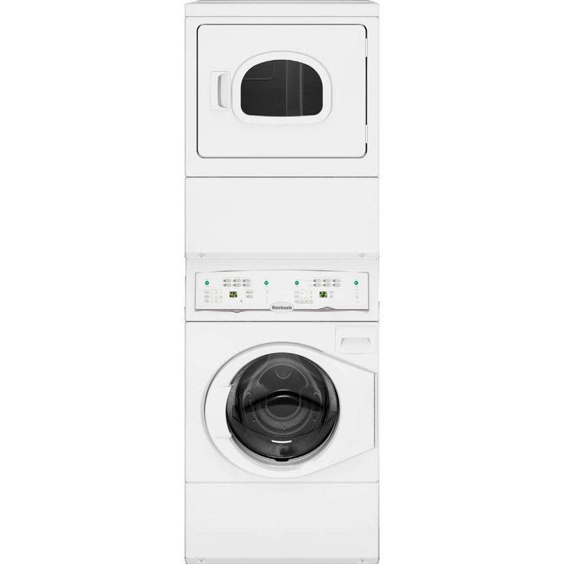 Huebsch Gas Stacked Washer and Dryer Commercial Laundry Center YTGE5ASP095CW01 IMAGE 1