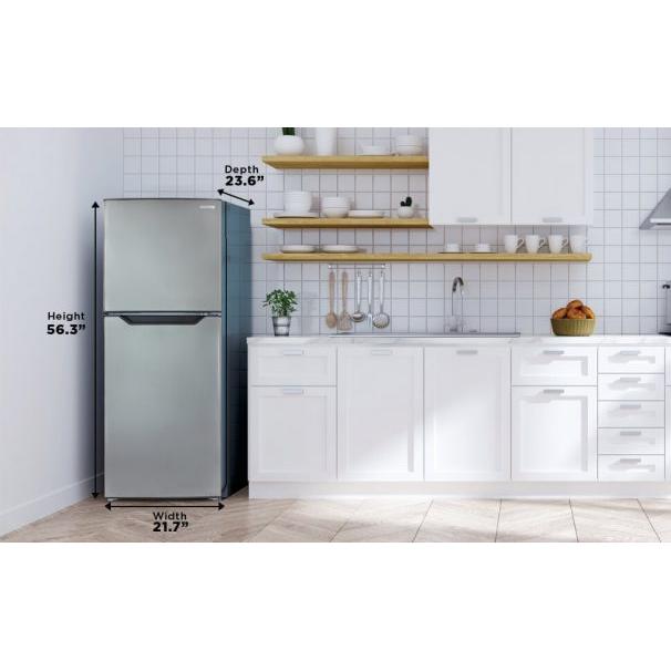 Danby 21-inch, 7.0 cu. ft. Top Freezer Refrigerator DFF070B1BSLDB-6 IMAGE 3