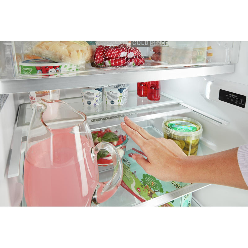 Whirlpool 24 3/8", 11.6 cu.ft. Top Freezer Freestanding Refrigerator with Freezer Temperature Controls WRT312CZJW IMAGE 10