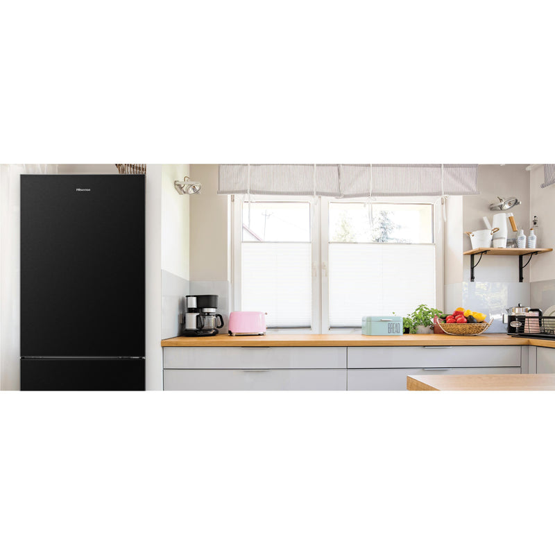 Hisense 27.7-inch, 14.8 cu.ft. Counter-Depth Bottom Freezer Refrigerator with Digital Display RB15N6ABE IMAGE 10
