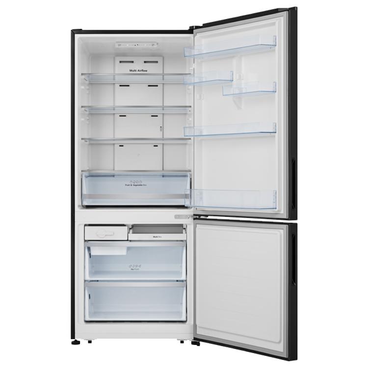 Hisense 27.7-inch, 14.8 cu.ft. Counter-Depth Bottom Freezer Refrigerator with Digital Display RB15N6ABE IMAGE 5