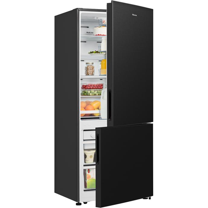 Hisense 27.7-inch, 14.8 cu.ft. Counter-Depth Bottom Freezer Refrigerator with Digital Display RB15N6ABE IMAGE 6