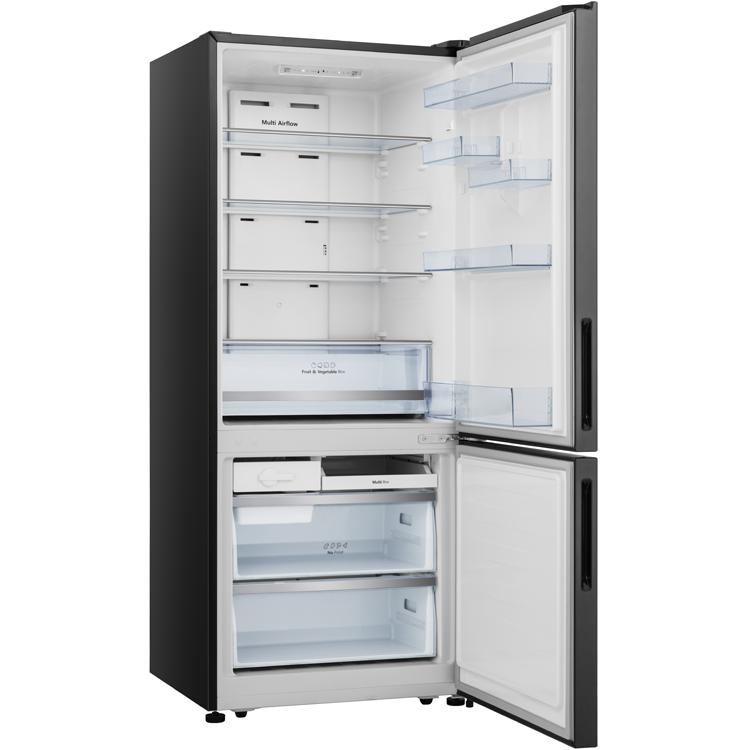 Hisense 27.7-inch, 14.8 cu.ft. Counter-Depth Bottom Freezer Refrigerator with Digital Display RB15N6ABE IMAGE 7