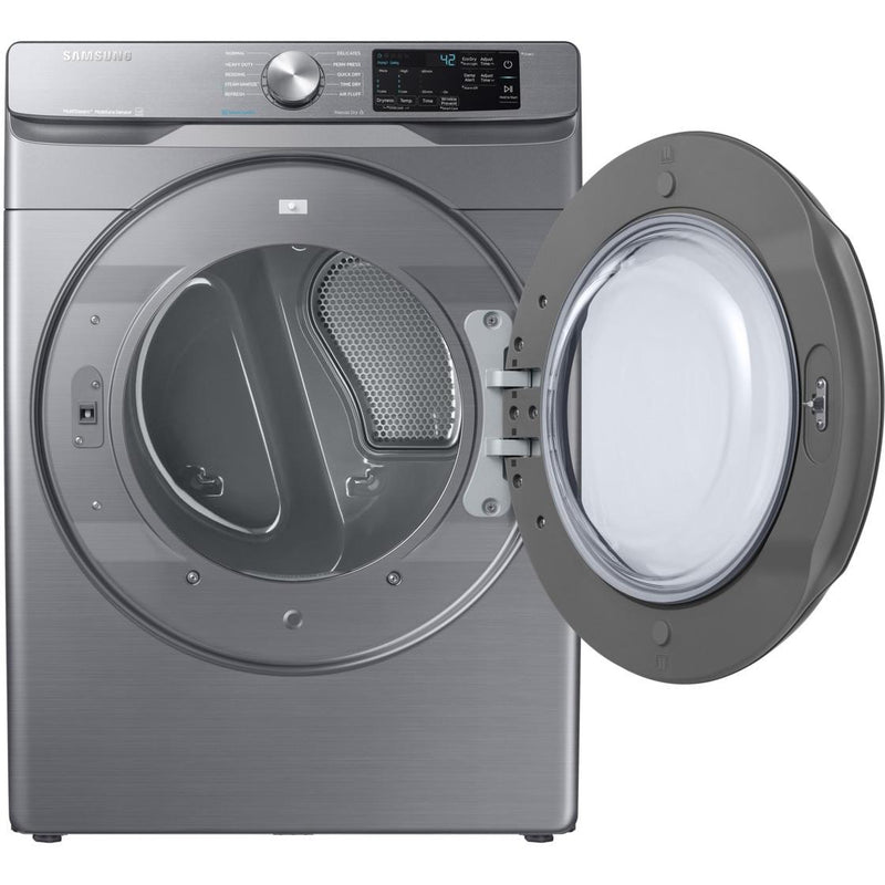 Samsung 7.5 cu.ft. Electric Dryer with Steam Sanitize+ Cycle DVE45T6100P/AC IMAGE 2