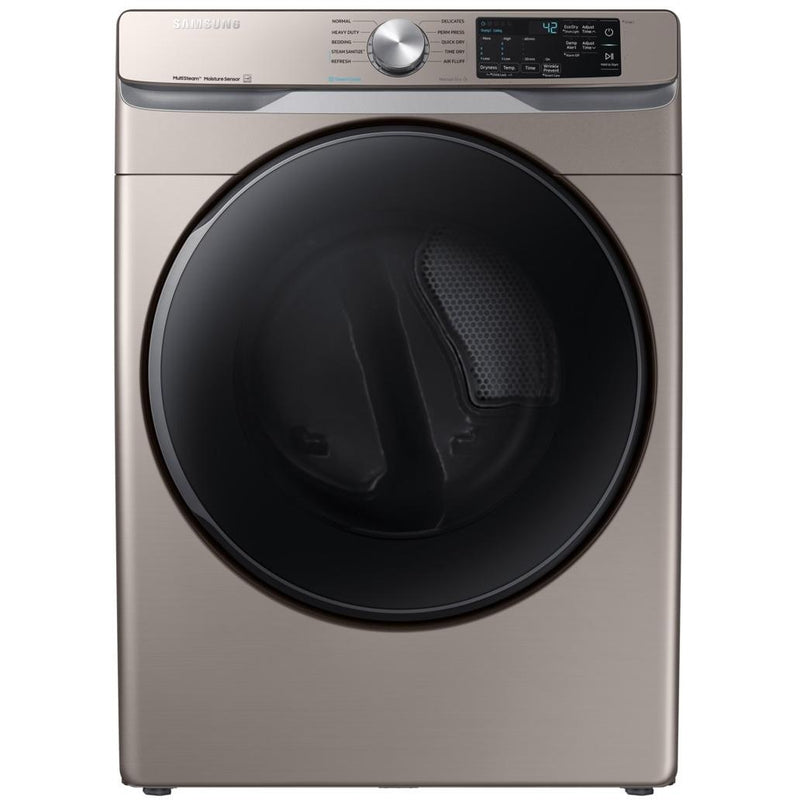 Samsung 7.5 cu.ft. Electric Dryer with Steam Sanitize+ Cycle DVE45T6100C/AC IMAGE 1