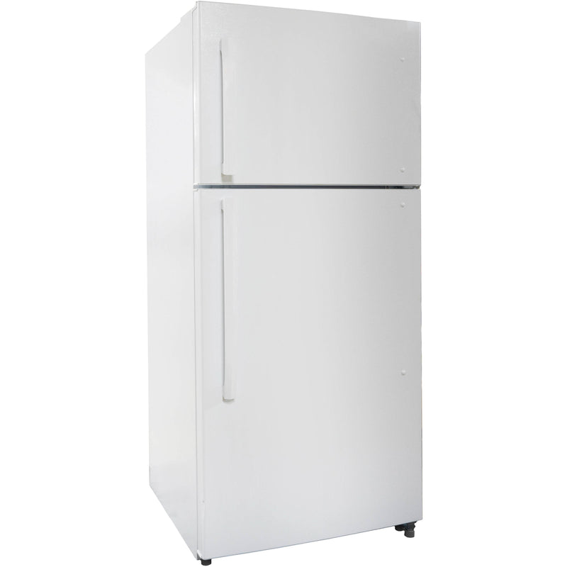Danby 30-inch, 18 cu.ft. Freestanding Top Freezer Refrigerator with LED Lighting DFF180E1WDB IMAGE 3