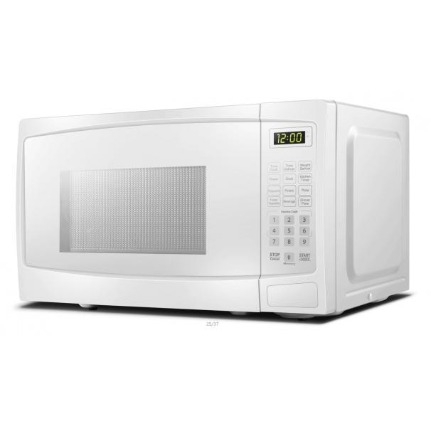 Danby 20-inch, 1.1 cu.ft. Countertop Microwave Oven with Auto Defrost DBMW1120BWW IMAGE 2