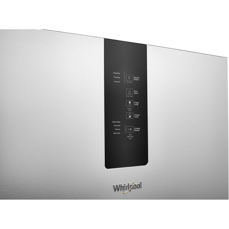 Whirlpool 24-inch, 12.9 cu ft. Bottom-Freezer Refrigerator with ice maker WRB543CMJZ IMAGE 2
