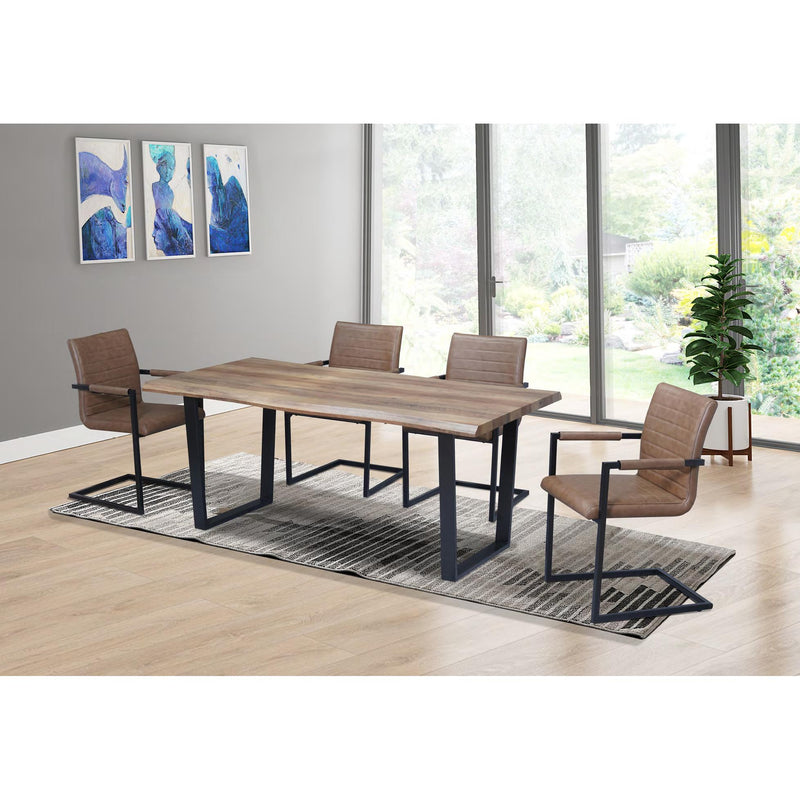 IFDC Dining Table with Pedestal Base T 1810 IMAGE 2